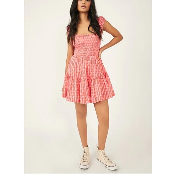 Free People Dresses & Skirts - Free People "Sweet Annie" Mini dress in Pink M